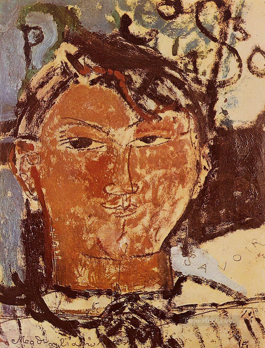 portrait of picasso 1915 Amedeo Modigliani Oil Paintings
